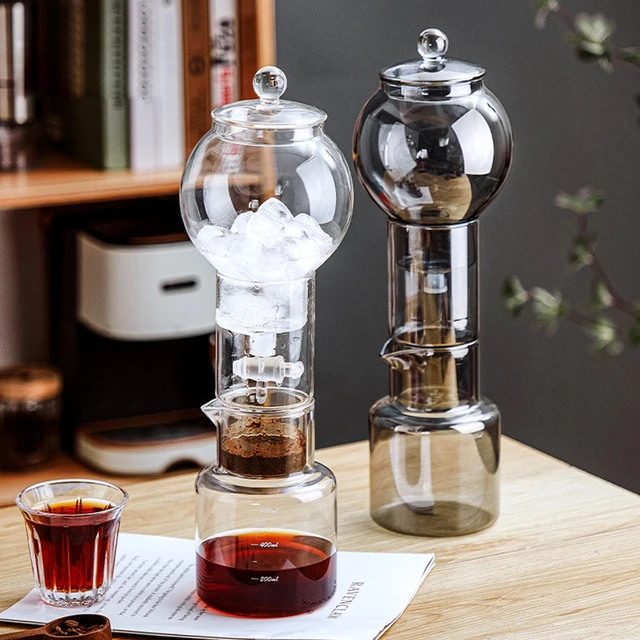 1L Water Drip Coffee Maker Espresso Coffee Cold Brew Machine Ice Dripper  Pot Reusable Glass Filter Percolator Tools - AliExpress