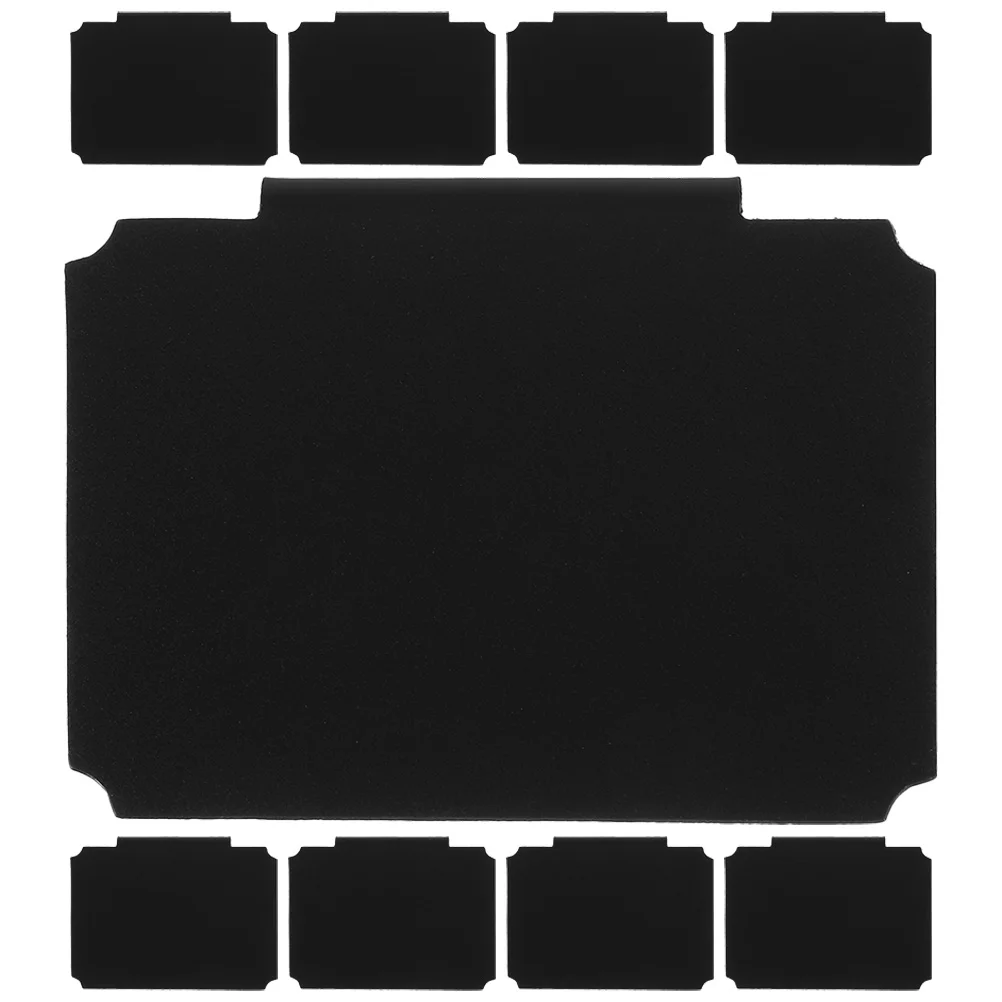 

9 Pcs Label Holder Message Board Clip-on Chalkboard Labels Tag Price Display Holders Food