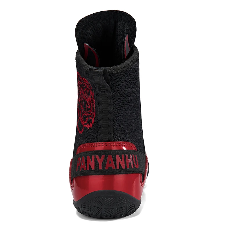 Spring New Wrestling Shoes Competition Wear-resistant Training Sports Shoes Free Fighting Men's and Women's Boxing