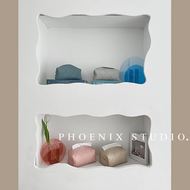 Leather Tissue Box Car Tissue Box Home Living Room Decoration Bedroom Kitchen Desktop Nordic Storage Napkin Holder tissue box tissue dispenser napkin holder