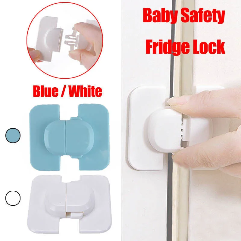 Child Proof Fridge Door Lock Safety Baby Cabinet Refrigerator Drawer  Cupboard