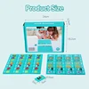 Wooden Dominoes Matching Memory Game Toy for Kids Logic Puzzle Board Game  Montessori Brain Teaser Two-Player for Toddler 6