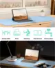 Office Desk Mat,Non-Slip PU Leather Desk Blotter, Computer Desk Pad, Waterproof Desk Writing Pad for Office and Home 60cm x 35cm 4