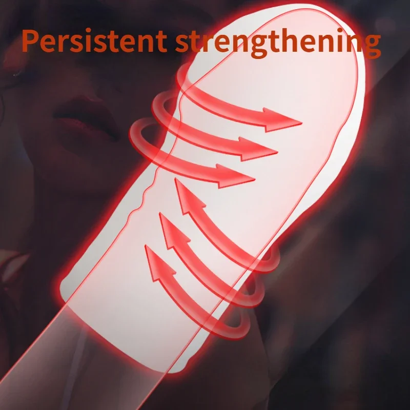 Silicone ghost exerciser mini penis sleeve penis enlargement sex toys for men masturbation pocket pussy