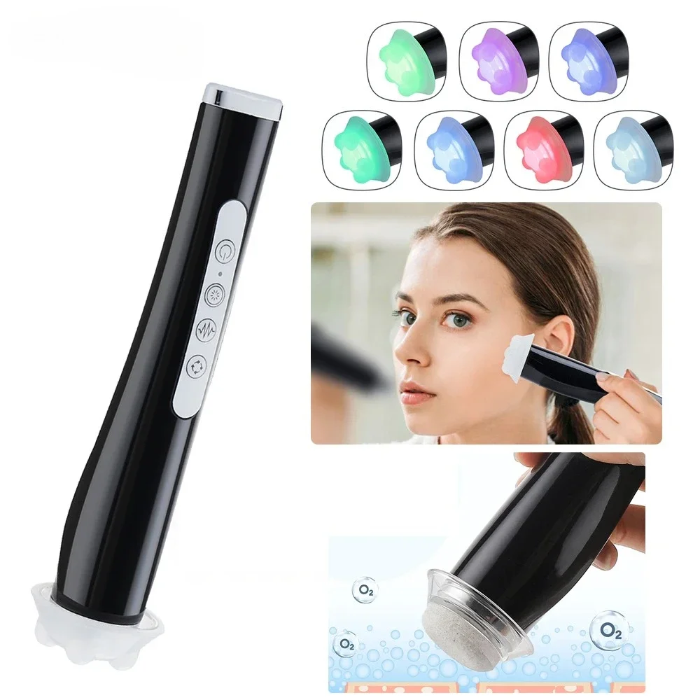 Oxygen Bubble Pen 360&deg; Rotating Oxygen Facial CO2 Bubble Machine Skin Rejuvenation Pore Clean Skin Hydrating Beauty Device skin care device facial bubble beauty device