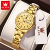 OLEVS Luxury Quartz Watch for Women Elegant Stainless Steel Watch Luminous Waterproof Week Date Wristwatch Ladies Dress Watch 2
