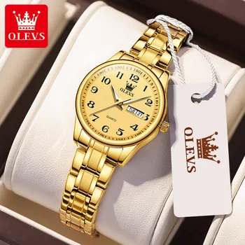 OLEVS-reloj de cuarzo de lujo para mujer 2