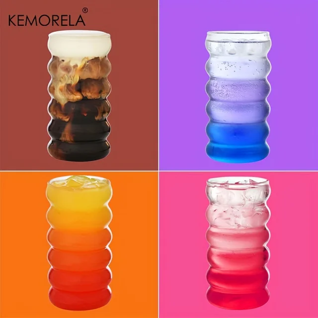 Wave-Shape Beverage Glasses 4