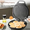 220V/Household double-side heating electric pancake stall Griddle toaster Flapjack sandwich maker 26mm deep bake pan 1