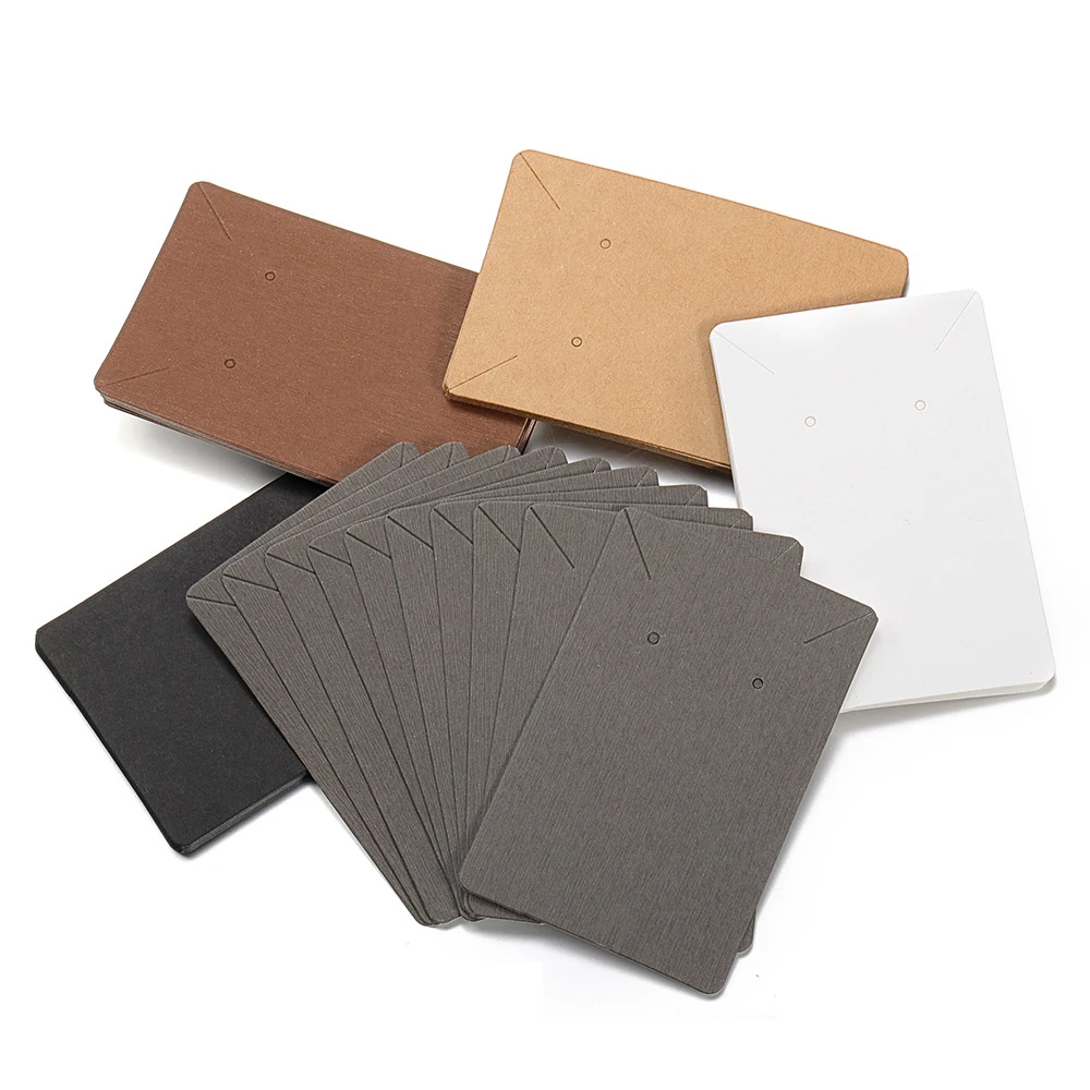 100 Stück/Lot Schmuckkarten mit individuellem Logo, 6x9 cm, für Ringe, Ohrringe, Anhänger, Halsketten, personalisierte Papierkarten aus Karton – Detail 7