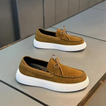 Mocassini da uomo Scarpe casual in pelle da uomo Slip on Mocassini Scarpe da guida maschili traspiranti Comfort Calzature morbide Scarpe da uomo 1