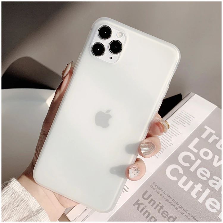 Sleek Black & White Matte Ultra-Thin Phone Case