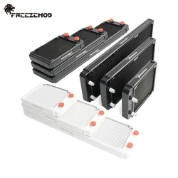 Water Cooling Radiator PC Aluminum Heatsink Multi-Channels 80mm 90mm 120mm 240mm 360mm 480mm For water cooling system