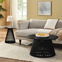Modern minimalist coffee table solid wood coffee table Nordic style coffee table simple design suitable for both home and offic 2
