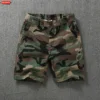 2024 Summer Men's Thin Loose Casual Pants Simple Wearable Work Clothes Camouflage Wear-resistant Tooling Sports Shorts For Man 4