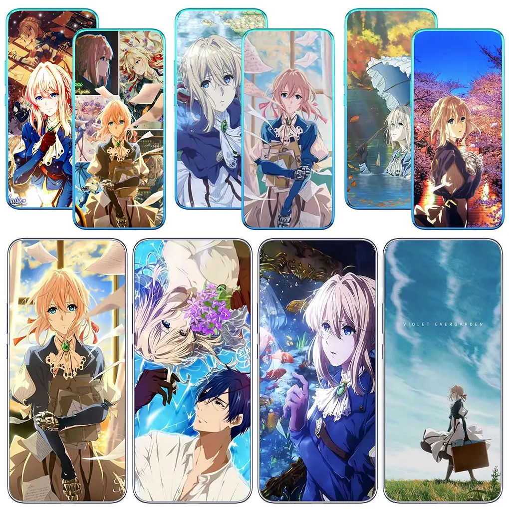 Cover Violet Evergarden Per Motorola Moto One Action Hyper Macro Vision Zoom E6 E7 Power Edge 30 Neo Ultra 20 Pro Fusion Case