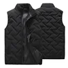 Thickened cotton Vest men's Windproof cold proof vest Autumn winter Feather vest Keep warm shoulder Thickened outerwear Running 1