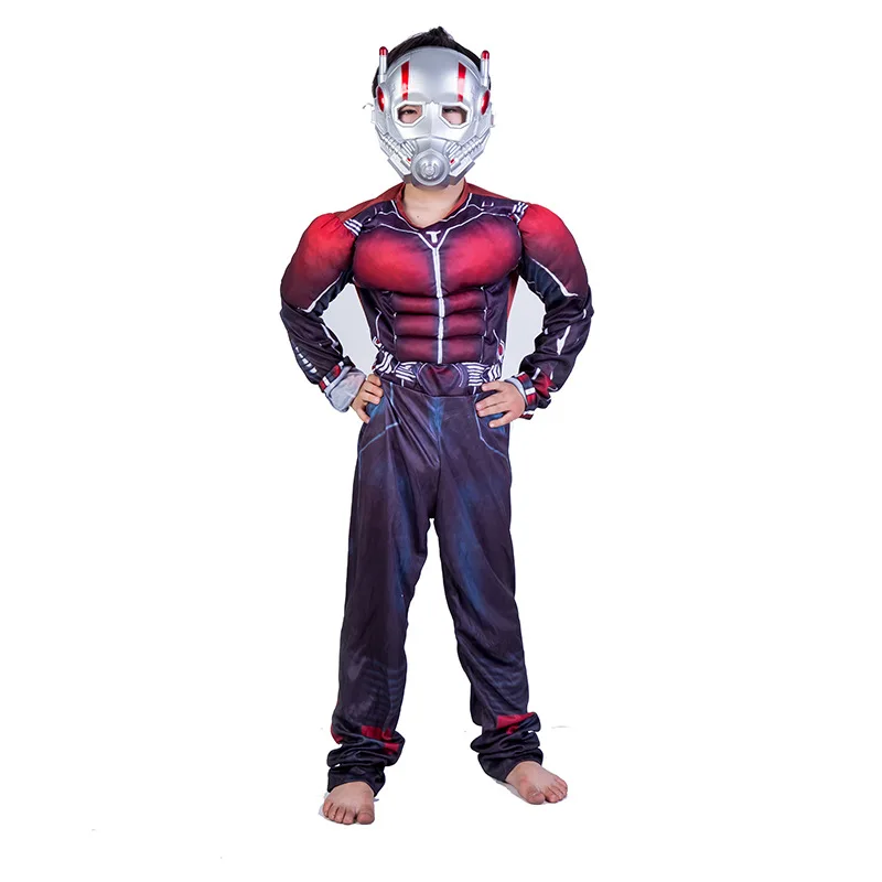 Ant Man Kids Muscle Tute Muscle Superhero Party Costumi Cosplay Regalo Di Natale Di Halloween Antman