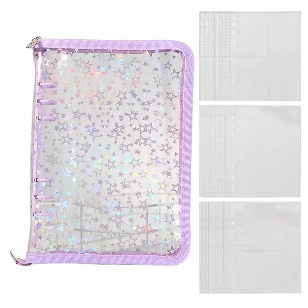 가정용 스티커 카드용 조절 가능한 디자인의 루스리프 스티커 컬렉션 북 커버 주최자 바인더