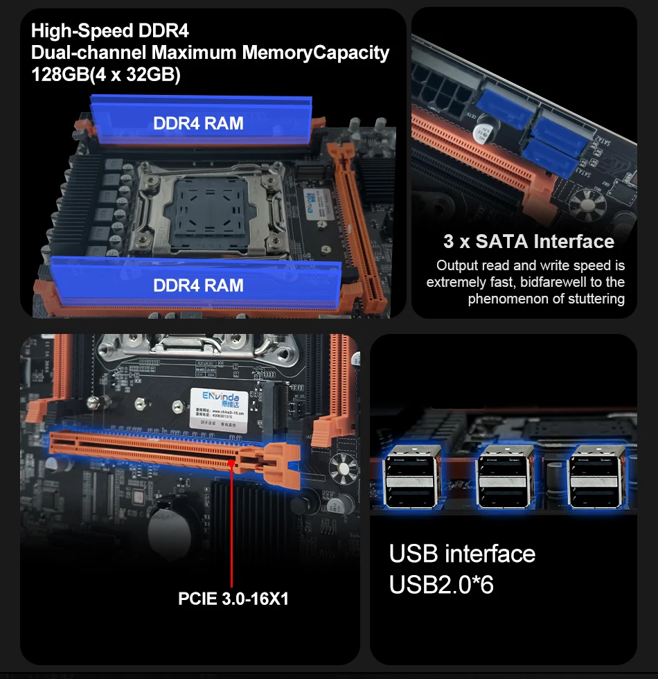 X99 Gaming Motherboard Image 2