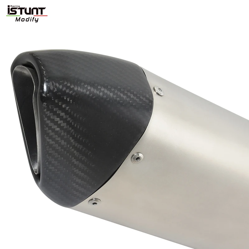 Slip On For KAWASAKI Ninja ZX 25R 2022 2023 Motorcycle Exhaust Replace Carbon Fiber Muffler Moto Escape With Middle Link Pipe - Image 5