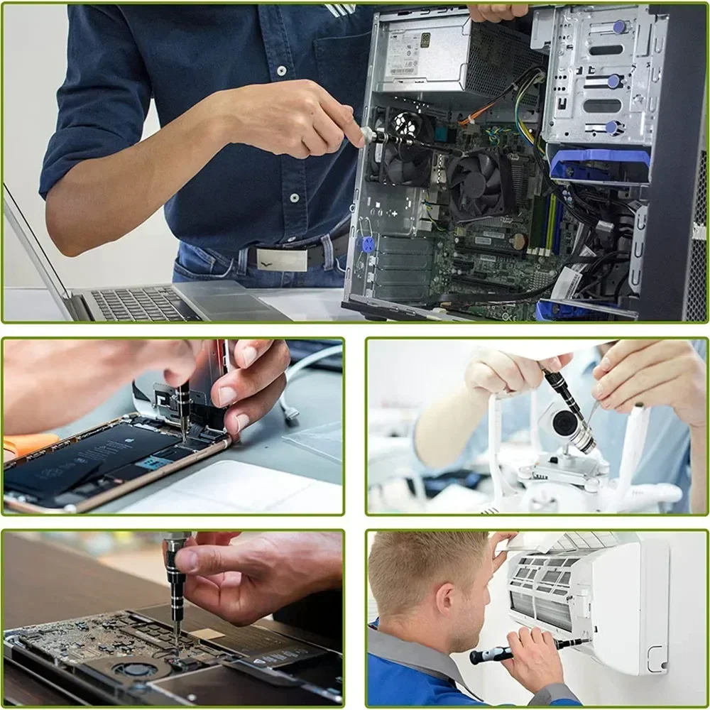 Screwdriver Set 115 in 1 Car Maintenance Portable Small Toolbox Mobile Phone and Computer Disassembly