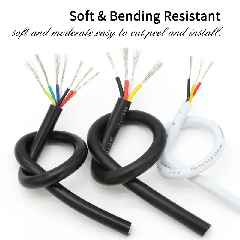 argue culture Lサイズ 2/5/10M UL2464 Sheathed Wire Cable 30 28 26 24 22 20 18