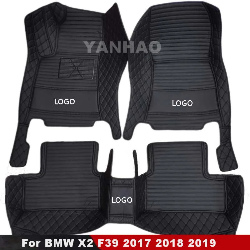 

Carpets For BMW X2 F39 2017 2018 2019 Car Floor Mats Car Accessories Foot Pads Custom Automobile interior parts