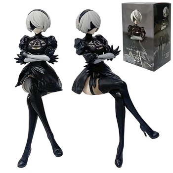 15CM NieR:Automata Yorha No. 2 Type B PVC Anime Action Figures Model Collection Ornament Anime Cartoon Model Toy Gift
