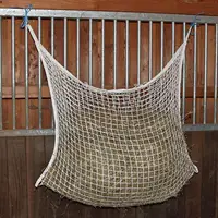 Horse Hay Net Horse Feed Hanging Large Feeder Straw Bag with Small Holes 2