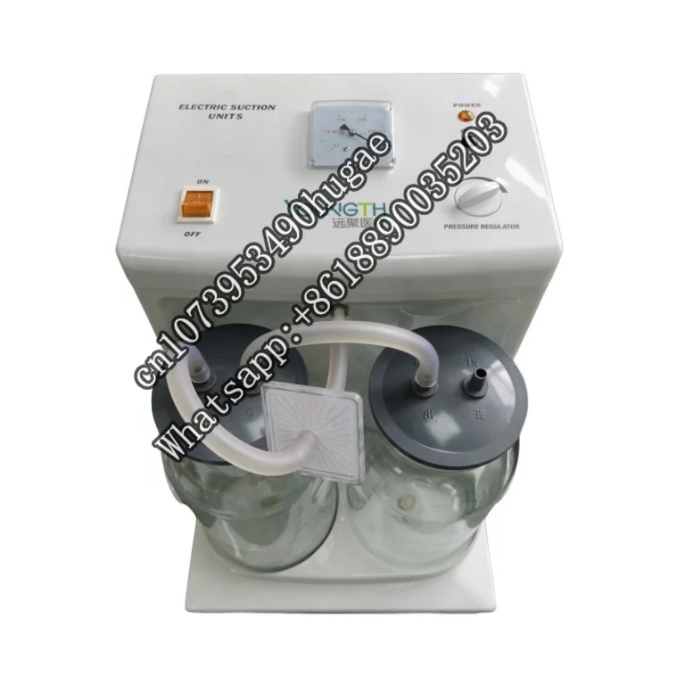

H001 Electric Portable Phlegm Suction Unit Machine Suction Pump Machine for Hospital Surgical Emergency