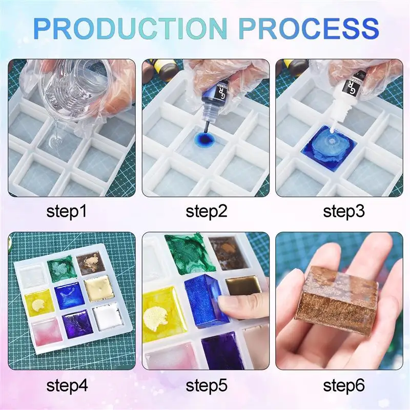 Metallic Color Pigments Epoxy Resin Colorant 10ml epoxy resin pigment