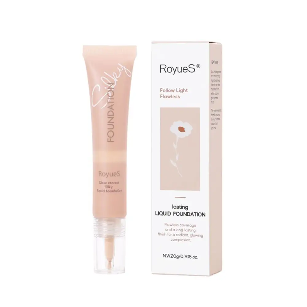 5-color Repair Concealer Nourishing Liquid Foundation BB Cream Moisturizing Isolation Brightening Skin Natural Lasting Makeup 5
