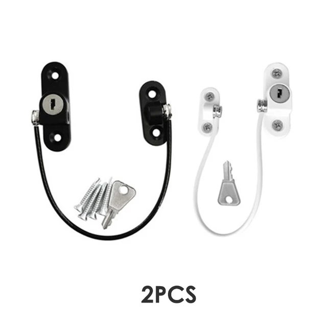 Home Window limiter Baby Door Lock Protection from Children Window Lock from Children Lockers Drawer Password Locks Baby Safety Screw fixed 2pcs