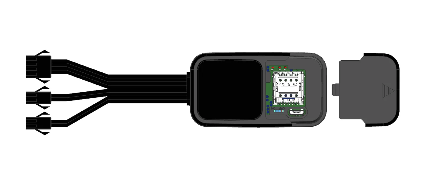 TrackerKing EC08 Mini GPS Cheapest GPS Tracker GSM for Car Motorcycle Tracking Device Remote Control With USB Configure