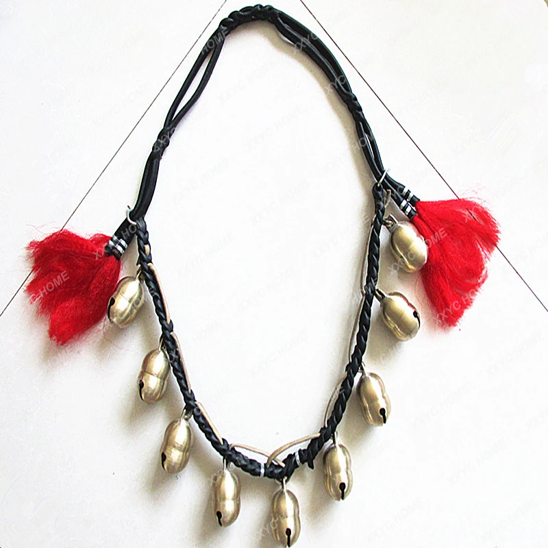 

Horse Neck Bell, String Bell, Horse Bell, Dressage Horse Neck Bell, Pure Cowhide Woven Horse Neck Bell