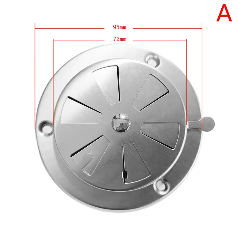 Adjustable Round Air Vent Grille Cover for Ventilation and Exhaust Systems