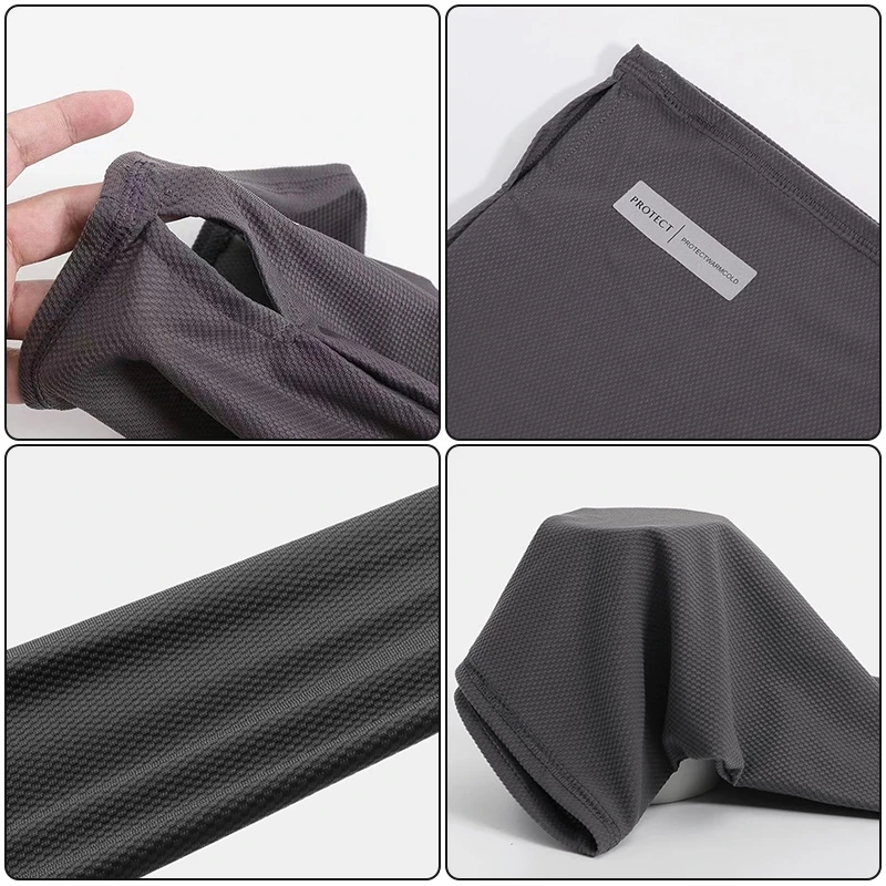 Outdoor Summer Man Neck Mask Arm Sleeves UV Protection Face Cover Sunshade Clothes Cycling Hiking Sun Protection Mask