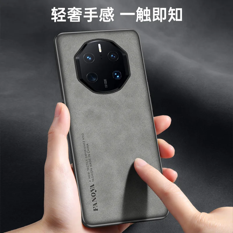 Elegant Shockproof PU Leather Phone Case with Silicone Bumper - Premium Design