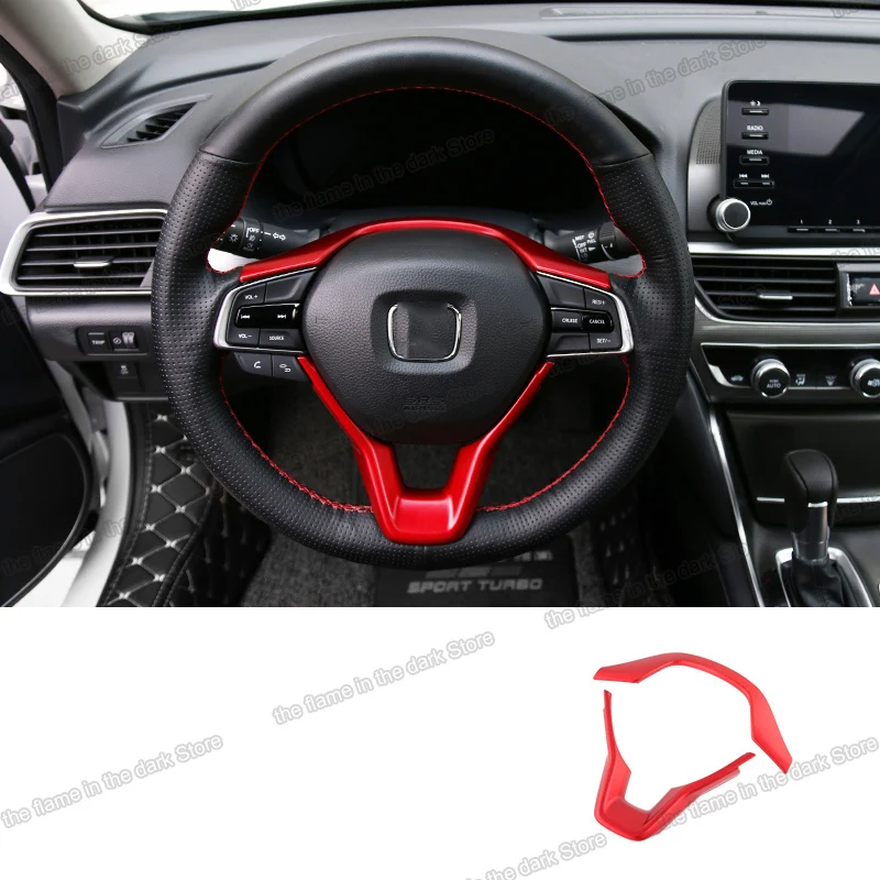 carbon fiber car steering wheel frame trims for honda accord       x accessories sport auto   odyssey