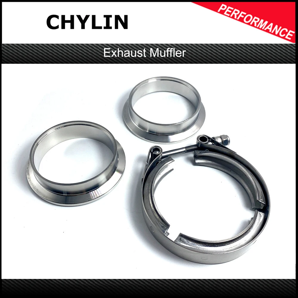2'' 2.5" 3" 3.5'' 4'' V band Clamp 304 Stainless Steel 3Inch V-band Exhaust Male Female Flange Turbo Exhaust Vband V Clamp Kits