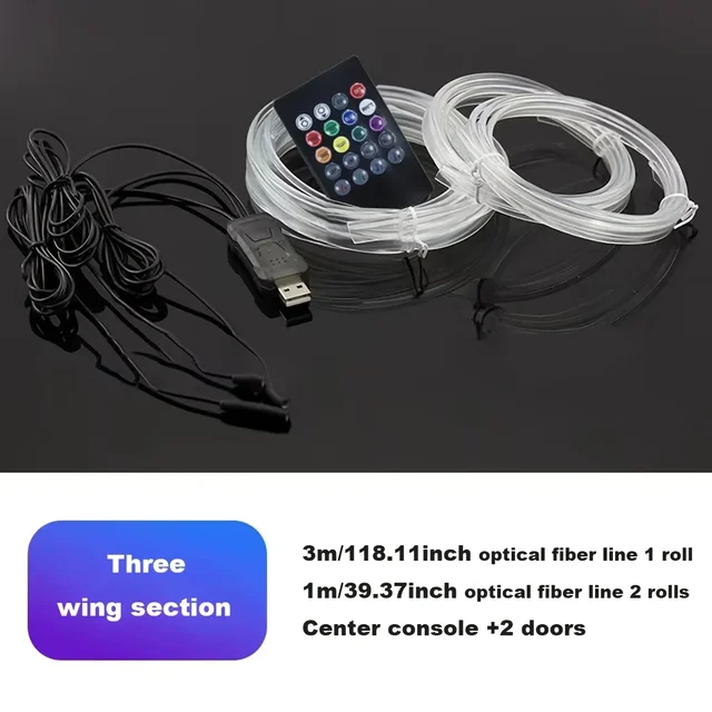 RGB Car Interior Light Strip 2