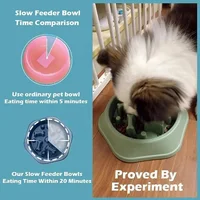 Slow Feeder Dog Bowl Non Slip Cat Dog Slower Food Feeding Dishes Large Small Medium Pet Slow Eat Dishes Puzzle Bowl Pet Supplies 4