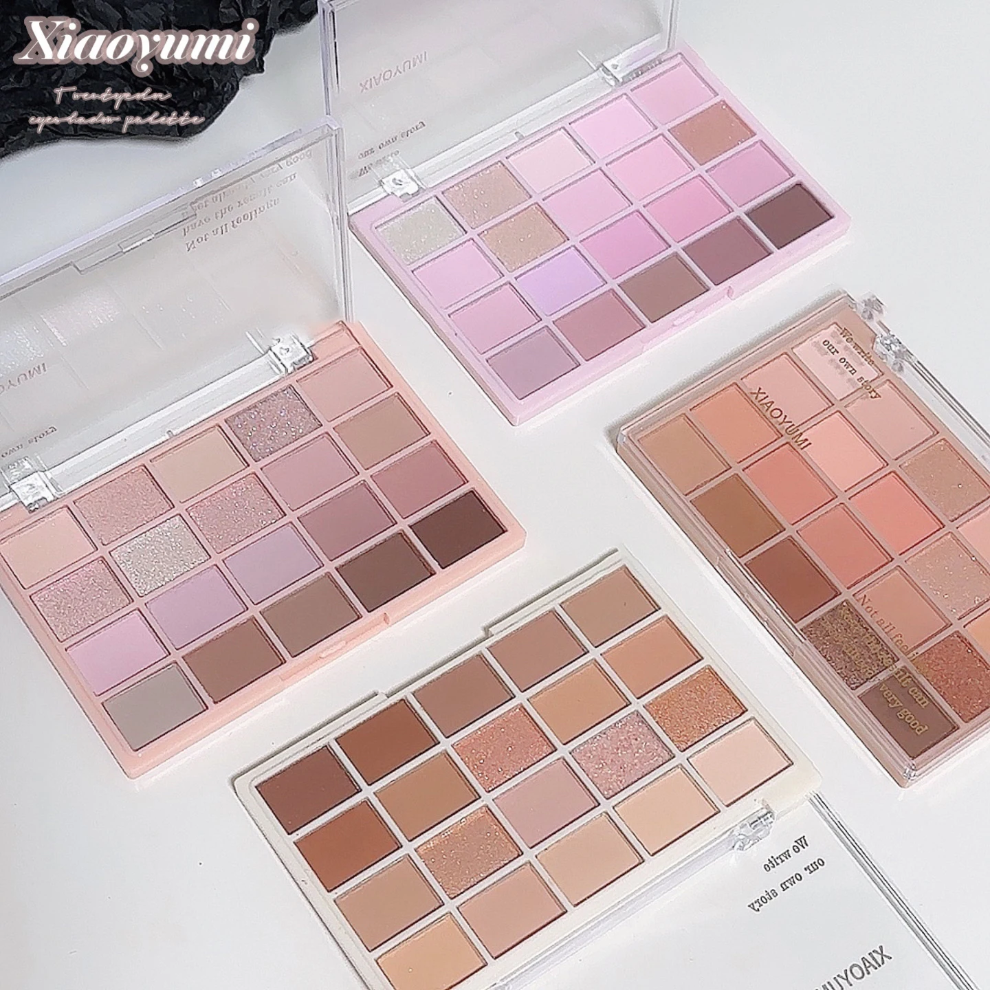 20-color eye shadow tray, cigarette powder, rose tray, warm and warm, and the atmosphere is tender and the powder is not flying 5