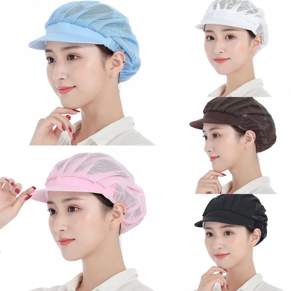 Hygienic Design Chef Hat Oil-Resistant Dustproof Feature Cooking Cap Smoke-Proof Hairfall Prevention Kitchen Work Hat