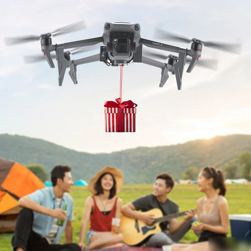 Sistema de Gota de ar para Dji Mavic Clássico ar 2s Drone Lançador Isca de Pesca Anel de Casamento Presente Entregar Vida Kits de Resgate - Image 5