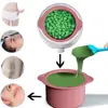 Wax Melting Bowl Silicone Wax Bowl Set with Spatula Sticks Easy Clean Hair Removal Pot Masque Bowl Non-stick Replacement for Wax 4