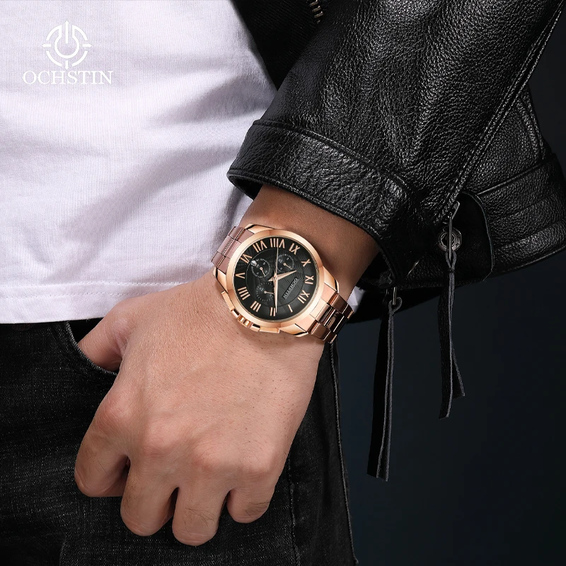 OCHSTIN2024 cross-border hot models pilot series multi-function quartz core fashion trend men's quartz watches