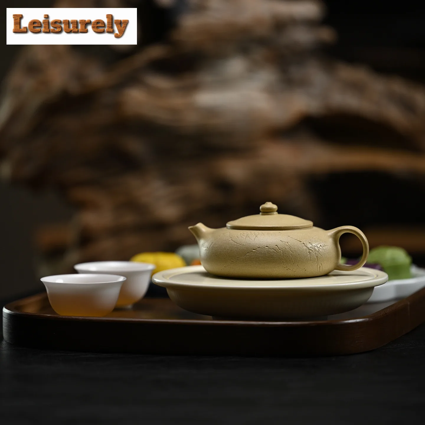 170ml Ancient Yixing Purple Clay Teapots Famous Artists Handmade Han Jiang Pot Raw Ore Motoyama Green Mud Kettle Zisha Tea Set