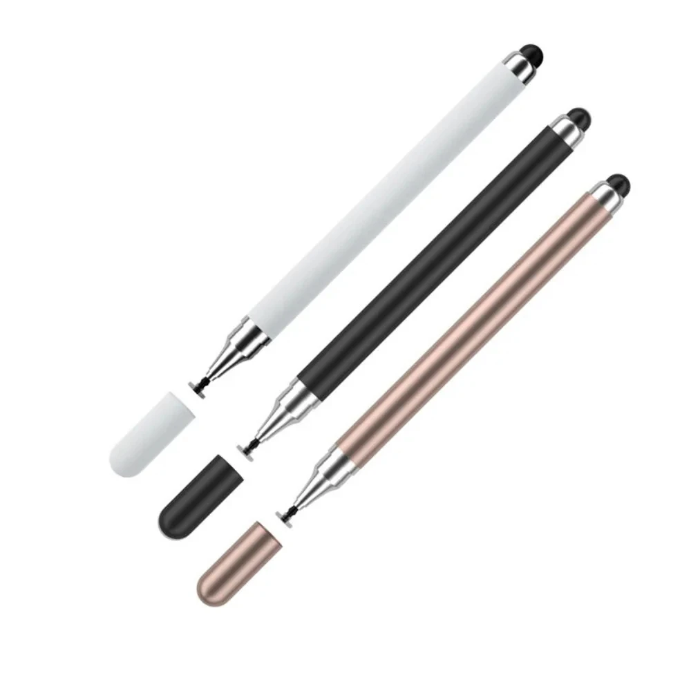 Tablet stylus pen 2 in 1 double headed high sensitivity replaceable nib for tablet and phone